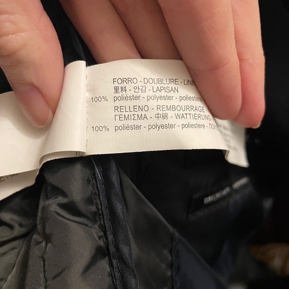 Zara Navy Blue Puffer Vest - Picture 10 of 13